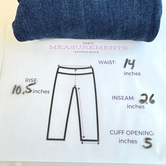 Citizens Of Humanity Womens Rocket Crop High Rise Skinny Jean Size 30 Denim Blue - Picture 8 of 8